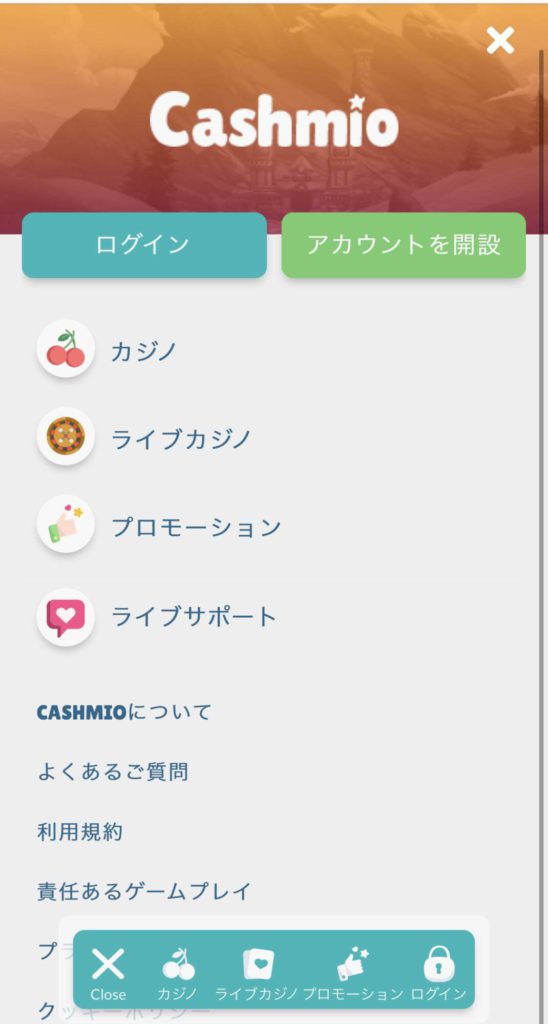 カシュミオ 登録