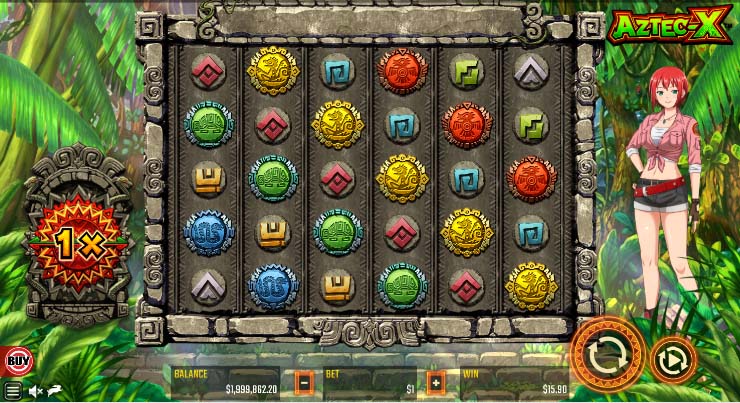 アズテックエックスゲーム画面