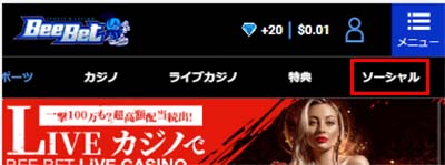 ソーシャルベットの選択