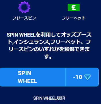 スピンホイールイベント発生