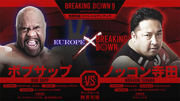 ブレイキングダウン9 ボブサップ対ノッコン寺田