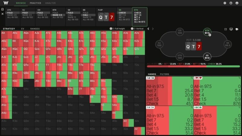 GTO Wizard|ポストフロップの戦略が学べるトレーニングアプリ