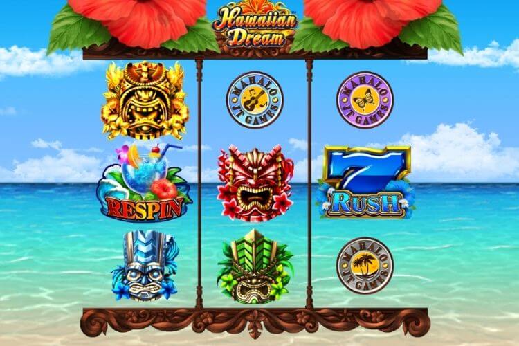 ②ハワイアンドリーム|日本のパチスロ感覚で遊べる