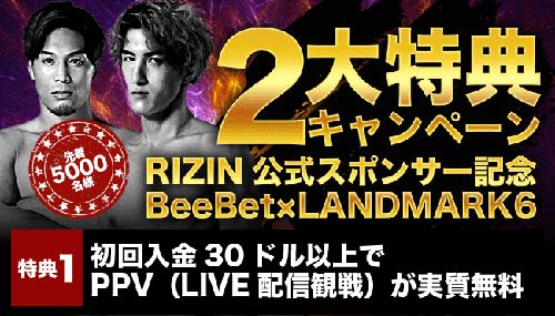 RIZIN LANDMARK6プロモーション1