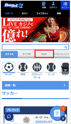 RIZINへの賭け方